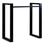 Supporto in acciaio zincato verniciato nero per lavabi da esterno cm 65x65h modello Take