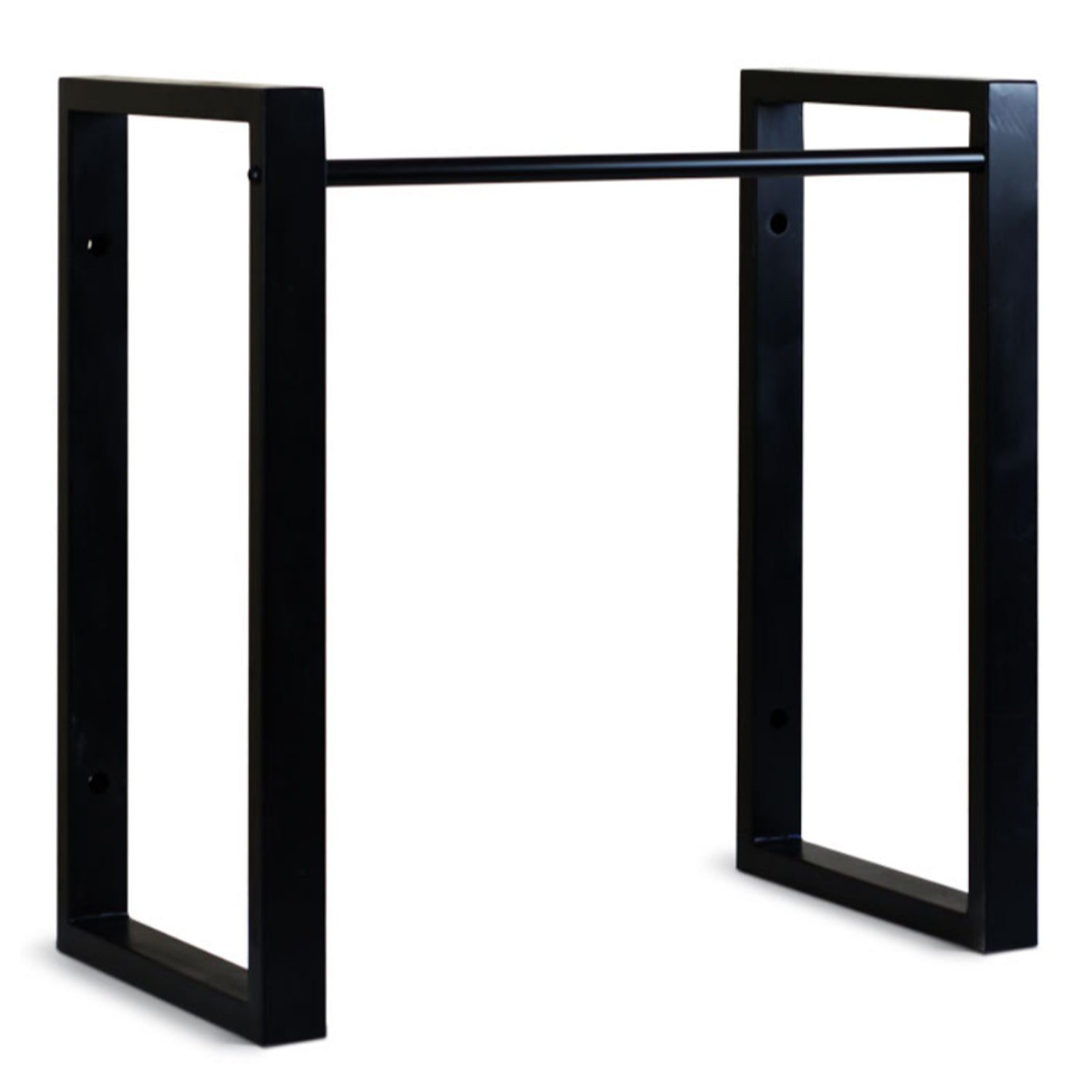 Supporto in acciaio zincato verniciato nero per lavabi da esterno cm 65x65h modello Take