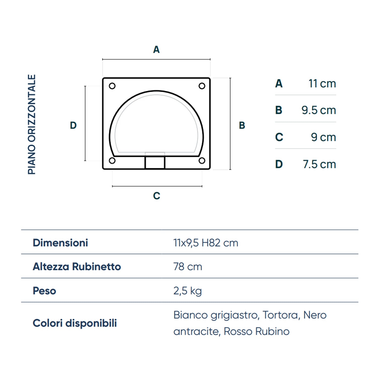 Punto acqua a terra con rubinetto in alluminio verniciato tortora modello Fasten