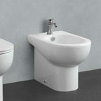 Bidet monoforo installazione filo parete 46x35 cm modello Nuvola Mini- Azzurra Ceramica