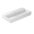 Lavabo da appoggio/sospeso 91x46cm serie Meg11 Pro di Ceramica Galassia -  Bianco lucido