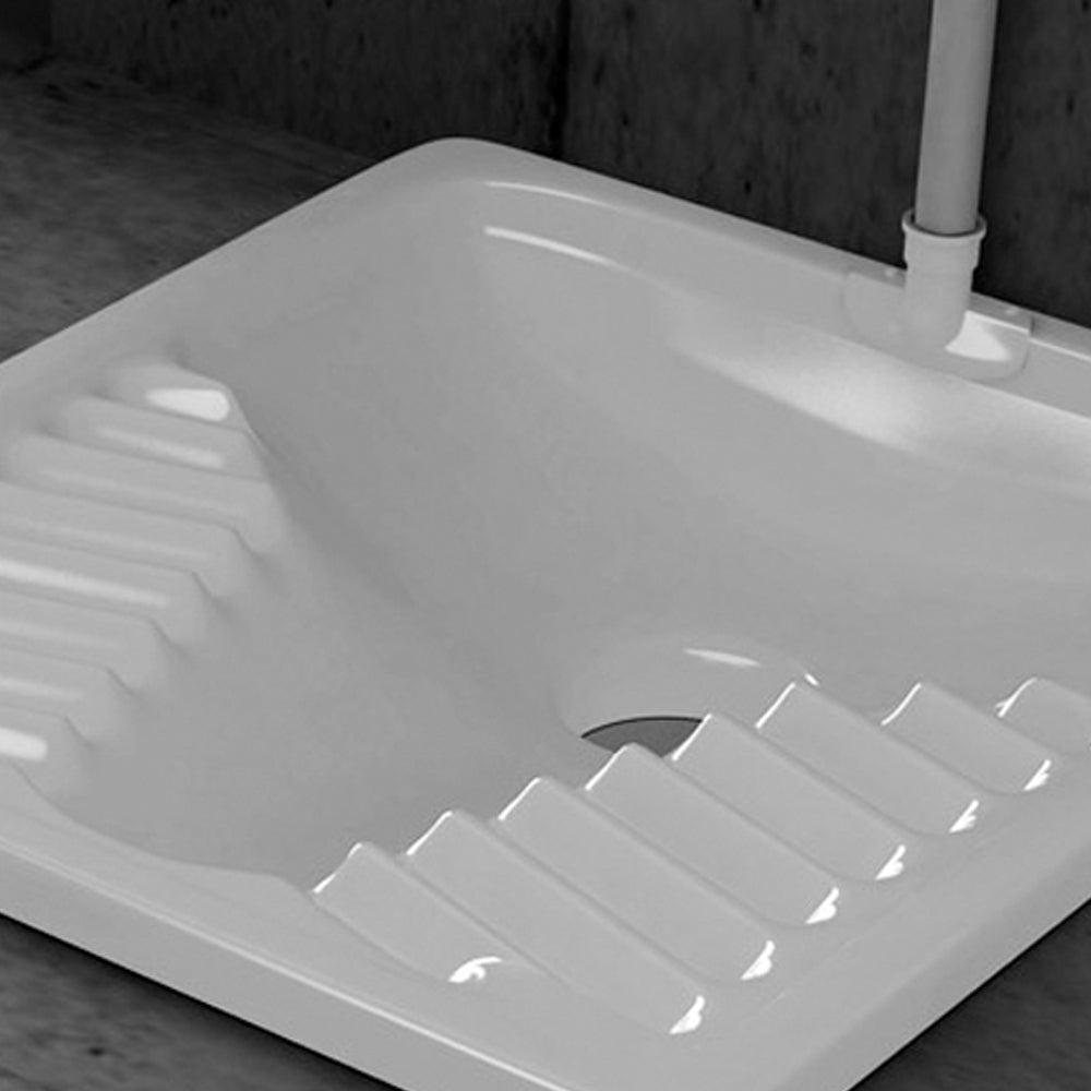 Sifone Moplen bianco ideale per vaso alla turca con codice 150-600