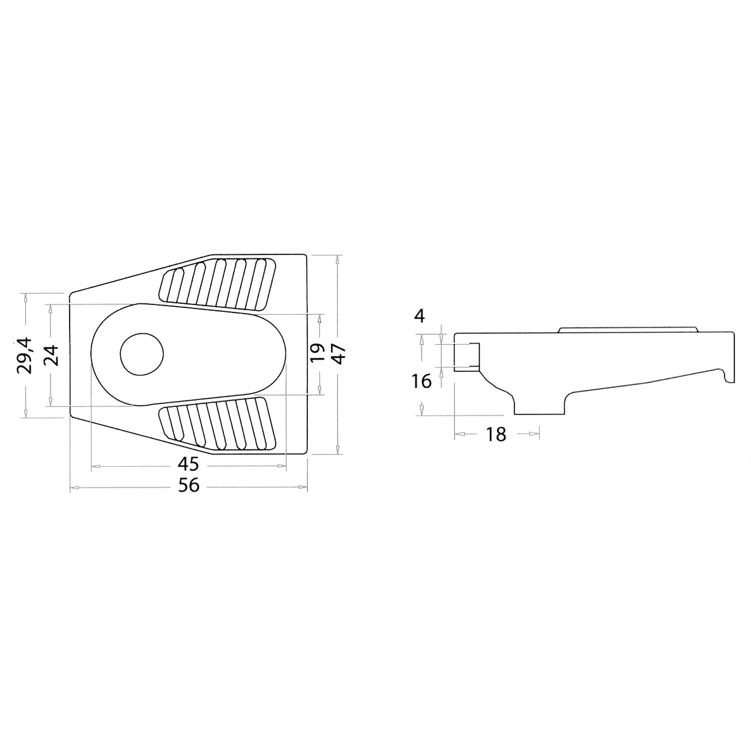 Vaso alla turca in porcellana COD. 179-T01 - Bianco