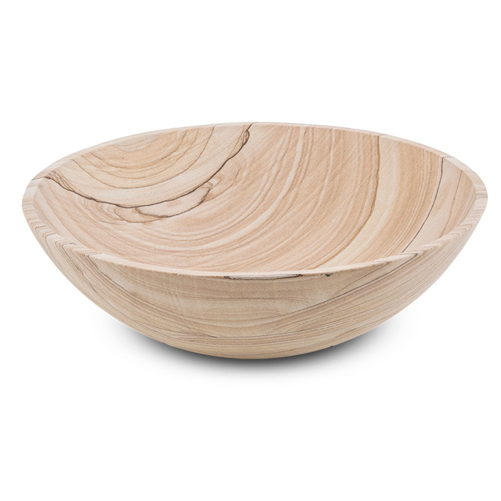 Lavandino da appoggio 'Sand Stone Basin' Ã˜ 42x14h cm by Cipi