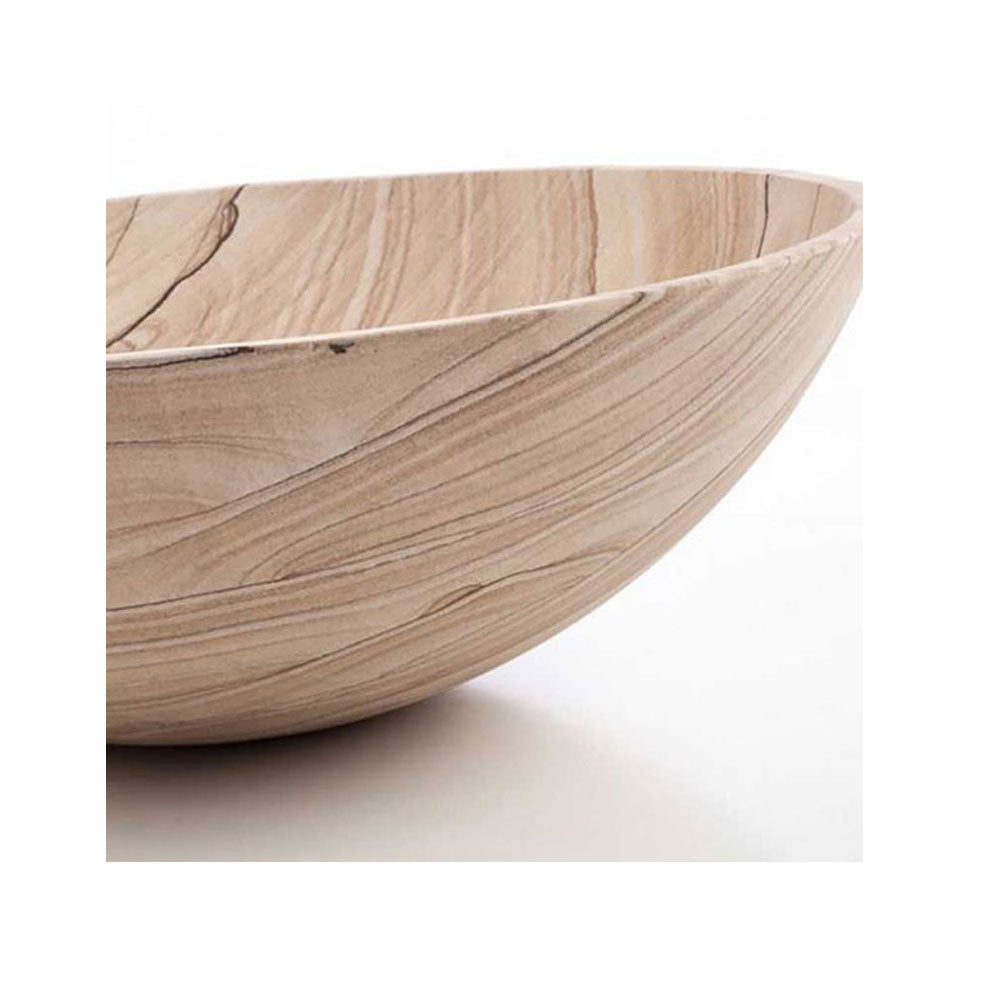 Lavandino da appoggio 'Sand Stone Basin' Ã˜ 42x14h cm by Cipi