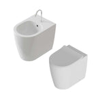 Sanitari senza Brida Filo muro Falerii  Foglia Medium wc bidet sedile softclose OUTLET