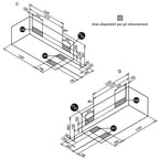 Vasca Bagno rettangolare Love in acrilico e Abs cm 170x70 con idromassaggio