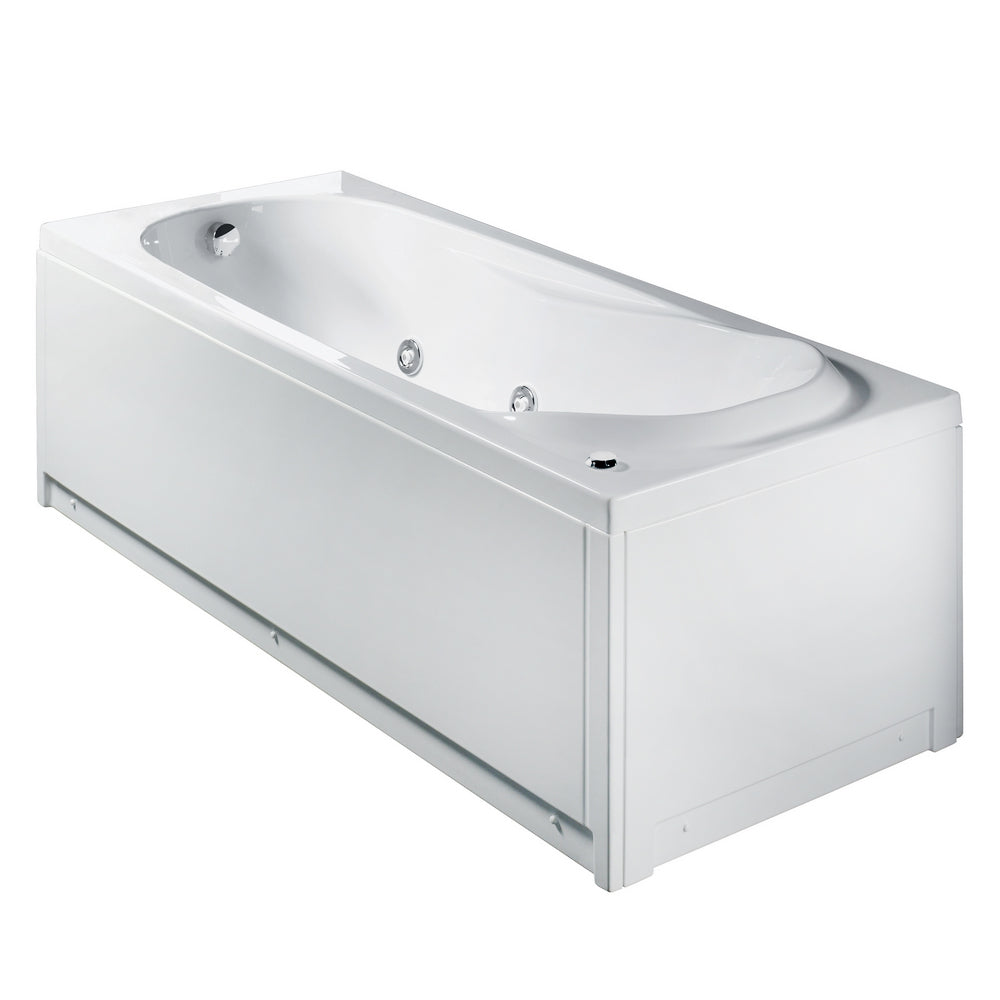 Vasca Bagno rettangolare Love in acrilico e Abs cm 160x70 con idromassaggio