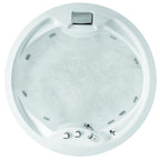 Vasca idromassaggio Lizzy tonda con rubinetteria e cascata da incasso diam. cm 150