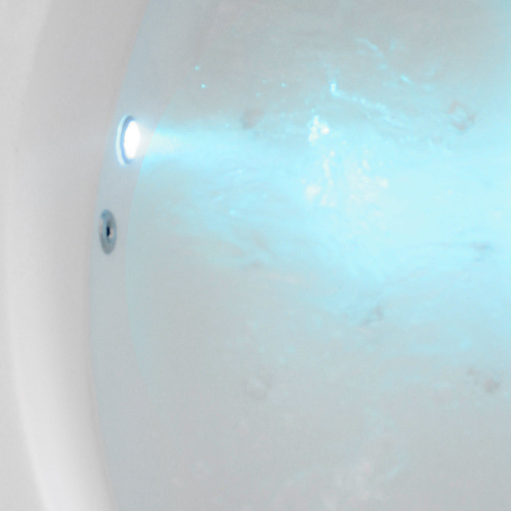 Vasca Idromassaggio asimmetrica Fatima con cromoterapia cm 160x90- Versione Sinistra