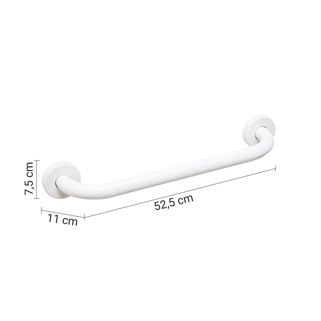 Maniglione orizzontale e verticale 45 cm modello Fortis di Gedy - Bianco