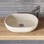 Lavabo d'appoggio ovale BathCore serie Viva 60