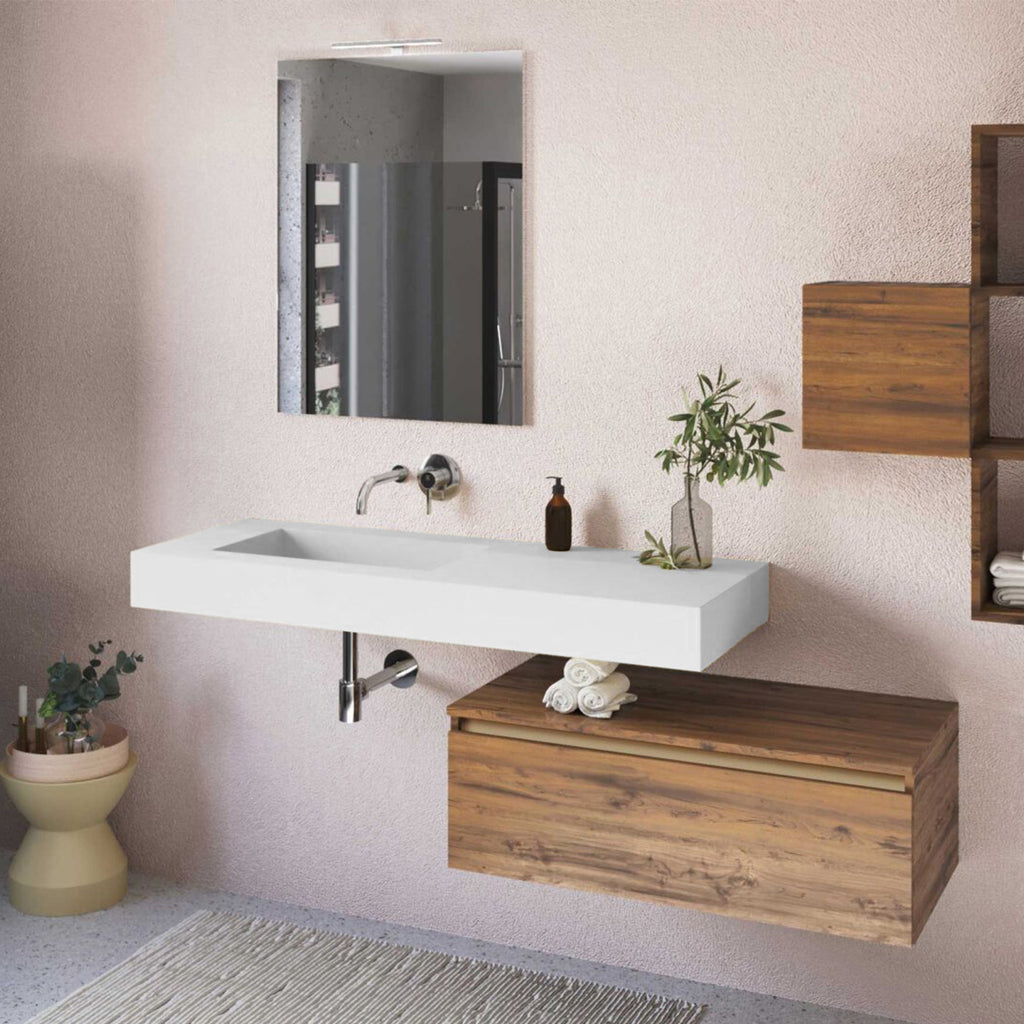 Lavabo a muro 120x51