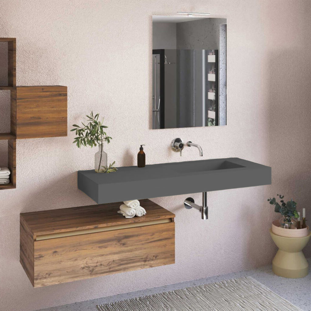 Lavabo a muro 140x51
