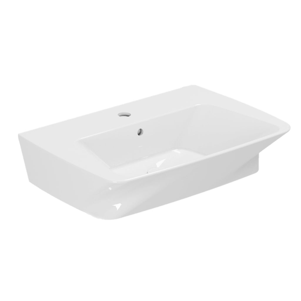 Lavabo sospeso o da appoggio Ceramica Azzurra serie Hera 63x43x14
