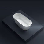 Vasca da bagno modello Inka 180x80cm in acrilico bianco lucido