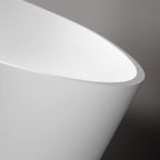 Vasca da bagno modello Inka 180x80cm in acrilico bianco opaco