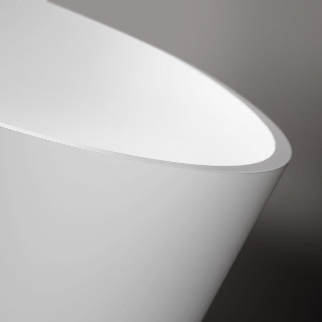 Vasca da bagno modello Inka 150x70cm in acrilico bianco opaco