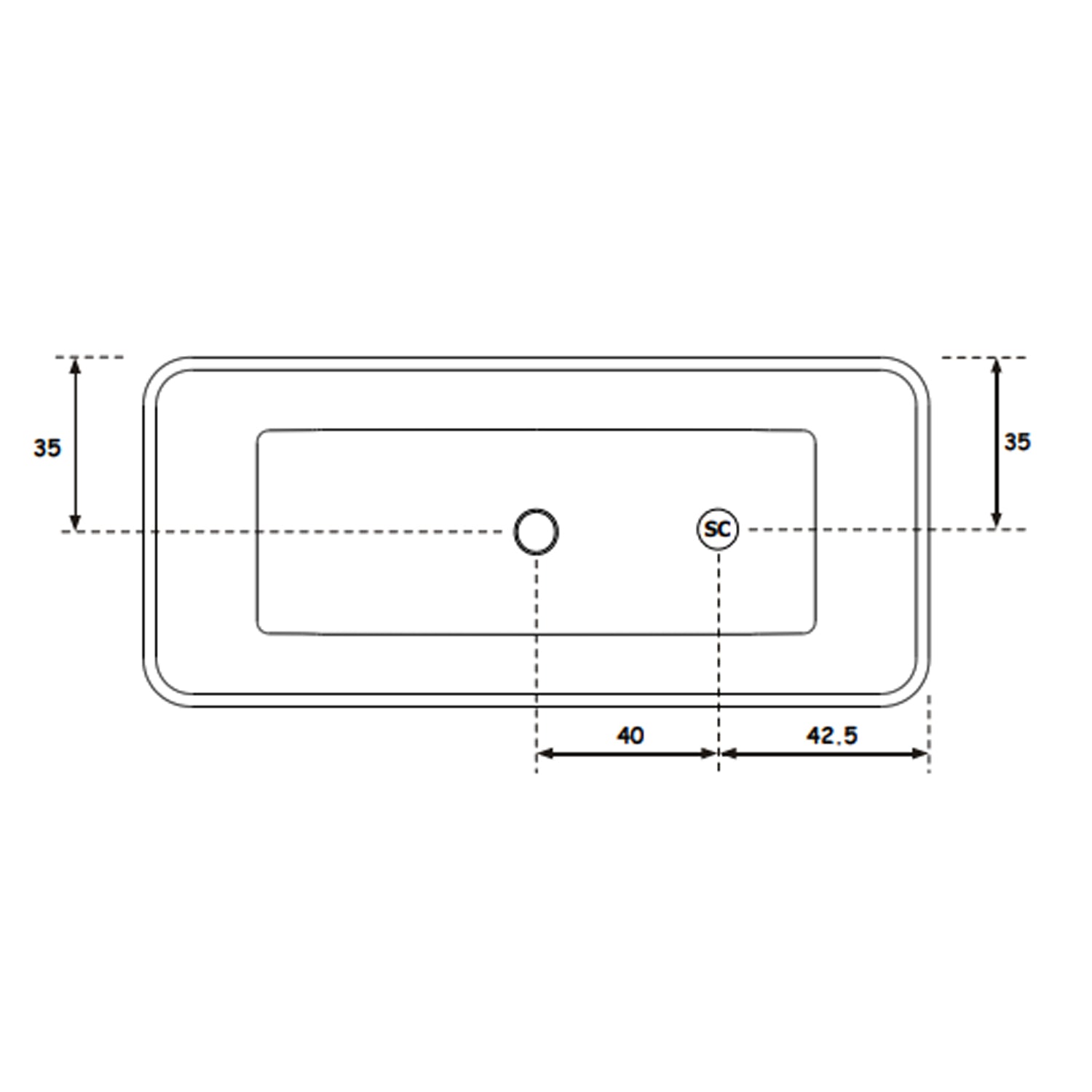 Vasca da bagno modello Viva 165x70cm in solid surface bianco opaco