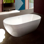 Vasca da bagno modello Clivia 170x80cm in solid surface bianco opaco