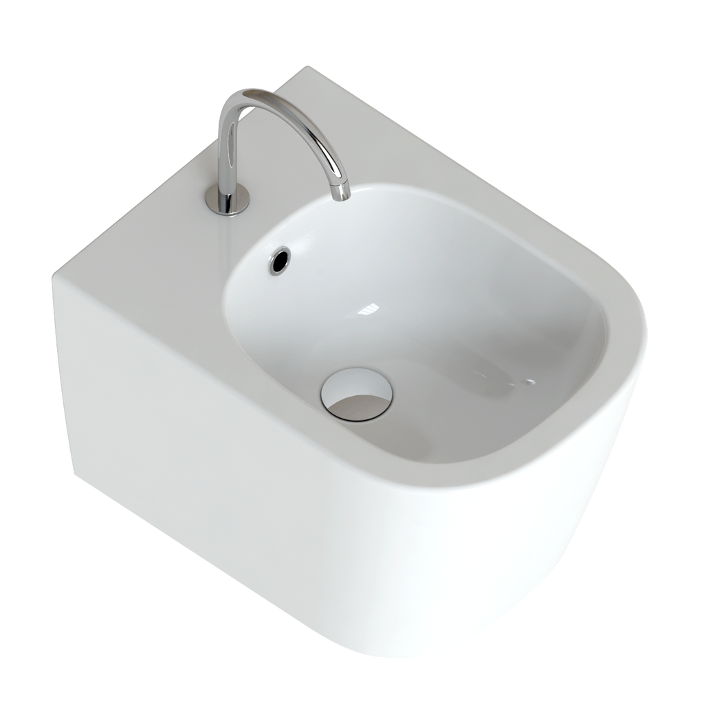 Sanitari sospeso squadrati domus falerii foglia quadra wc senza brida