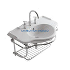 Struttura in ottone cromato per lavabo PA056BI modello Paestum Ceramica Globo - LAVABO NON INCLUSO