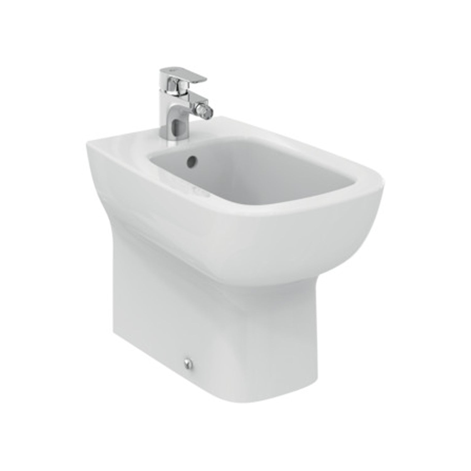 Bidet monoforo installazione filo parete 54x36 cm modello Esedra Ideal Standard