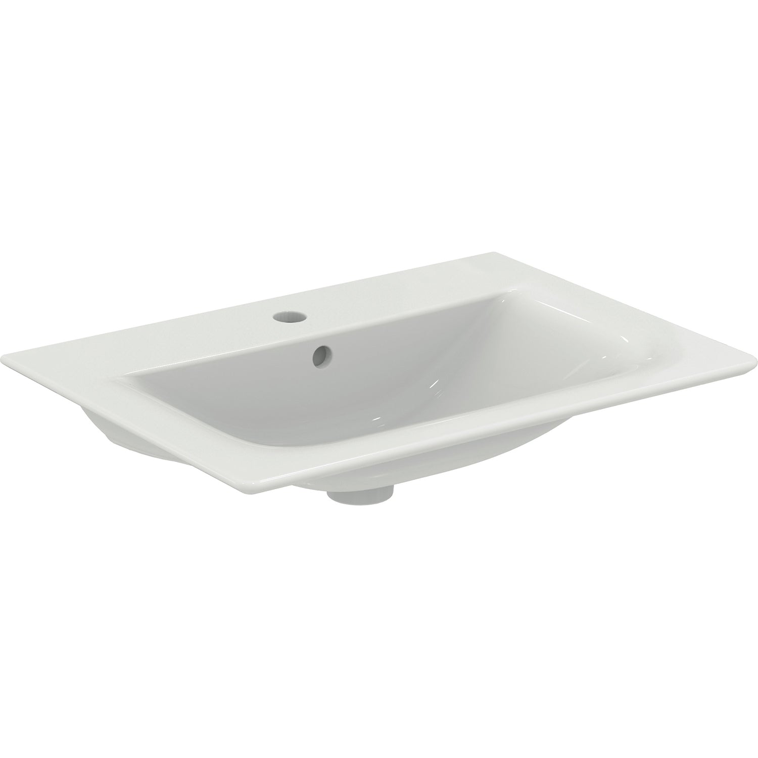 Lavabo top sospeso da 64 cm Ideal Standard Connect AIR bianco