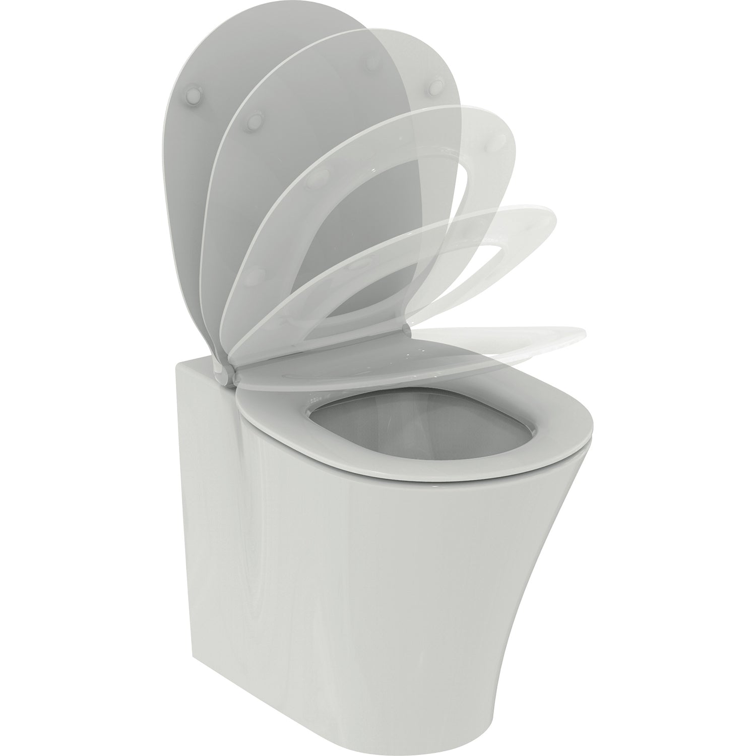 Vaso filomuro Ideal Standard Connect Air con sedile a chiusura SoftClose