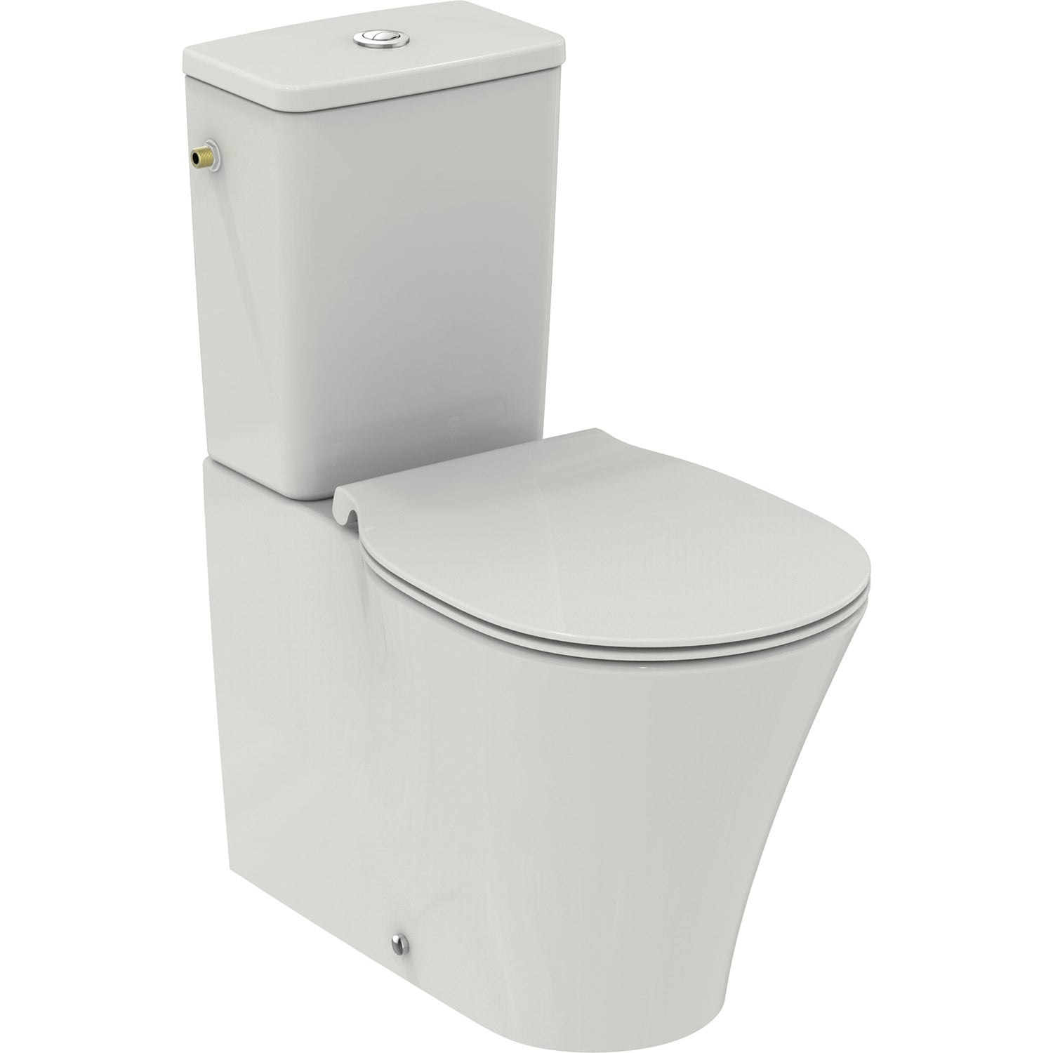 Vaso filomuro con cassetta Ideal Standard Connect Air con sedile a chiusura tradizionale