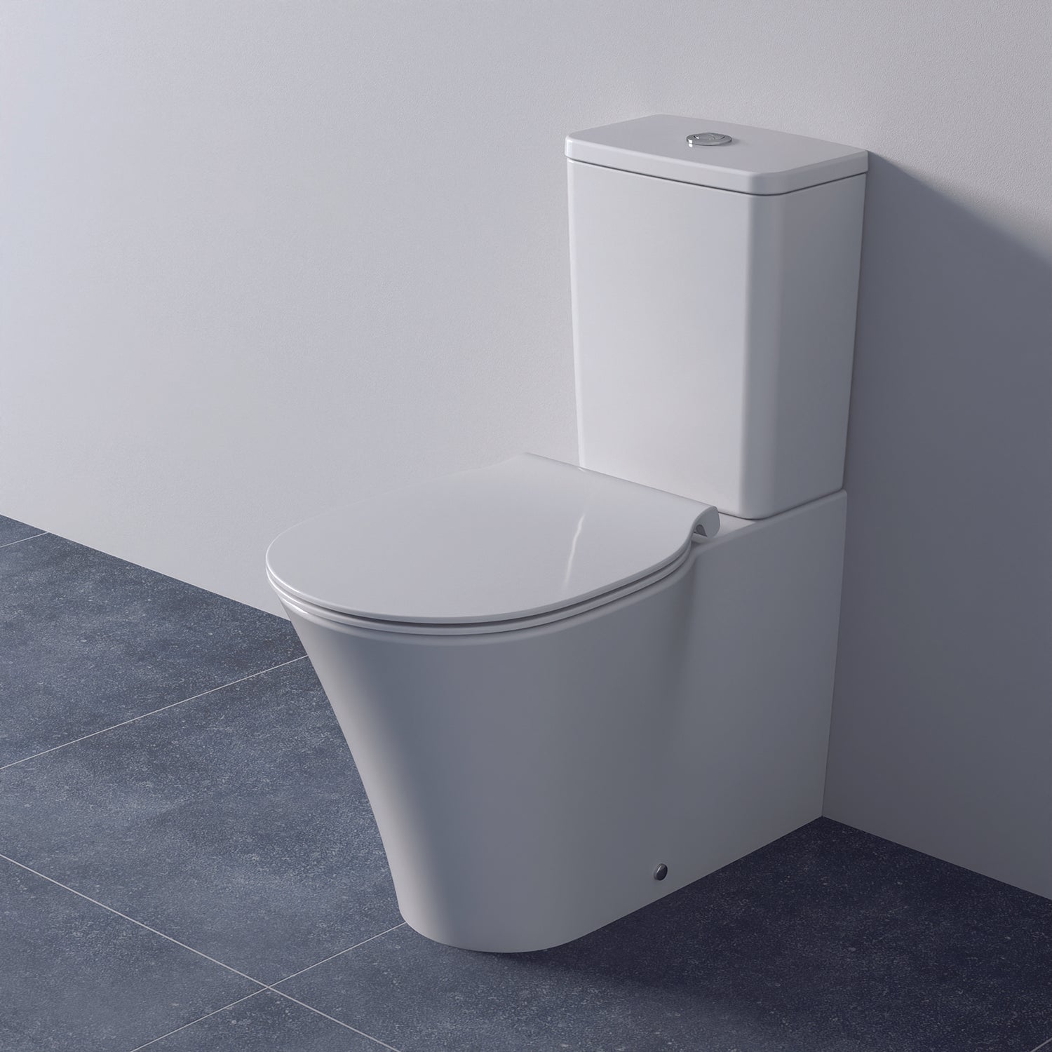 Sedile in termoindurente Slim Ideal Standard Connect AIR chiusura SoftClose