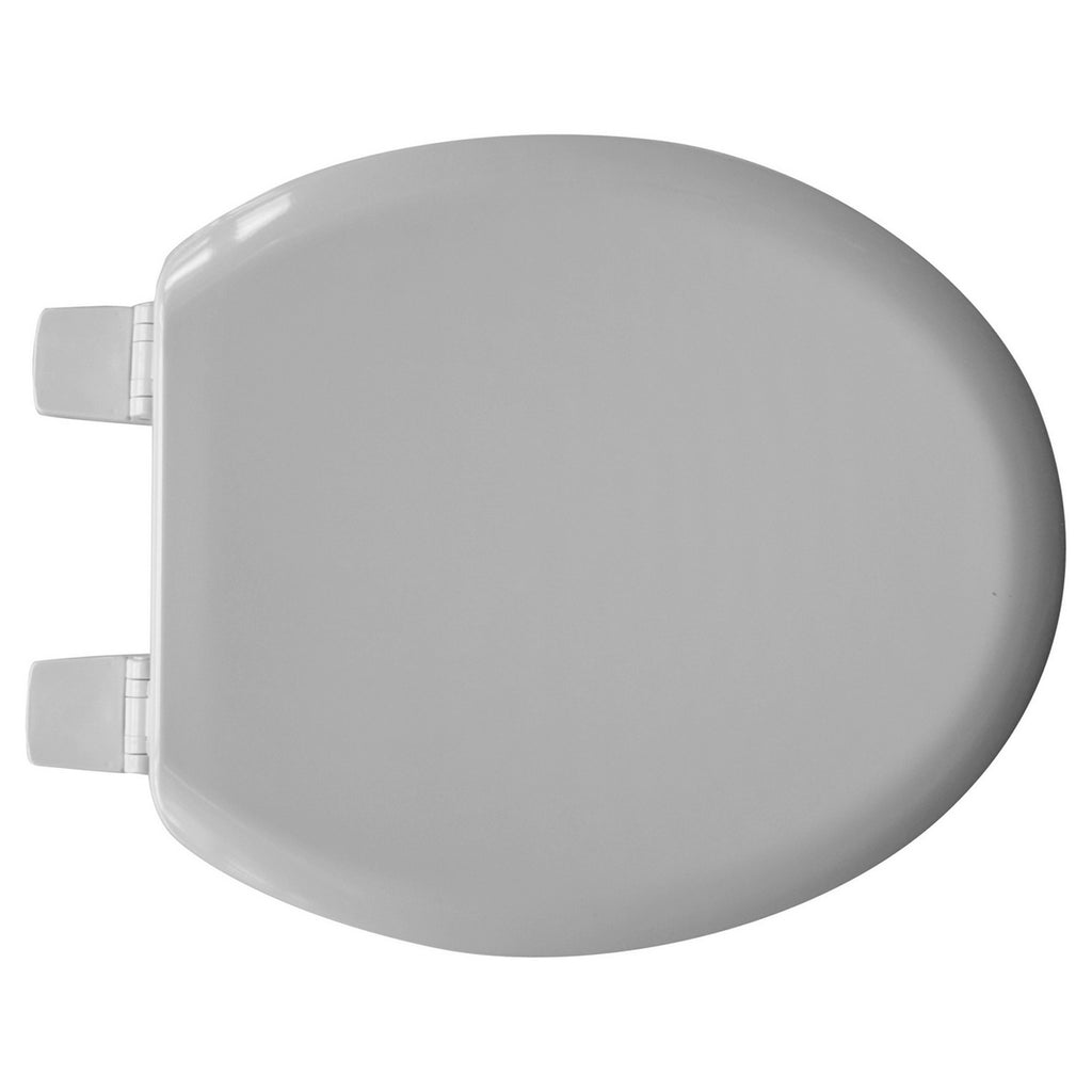 Sedile wc universale legno e poliestere Carrara & Matta Modello 5000 cerniere in plastica- Grigio