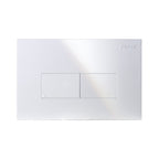 Placca di ricambio per cassetta incasso pucci eco da 33 cm con 2 pulsanti modello Linea Bianca