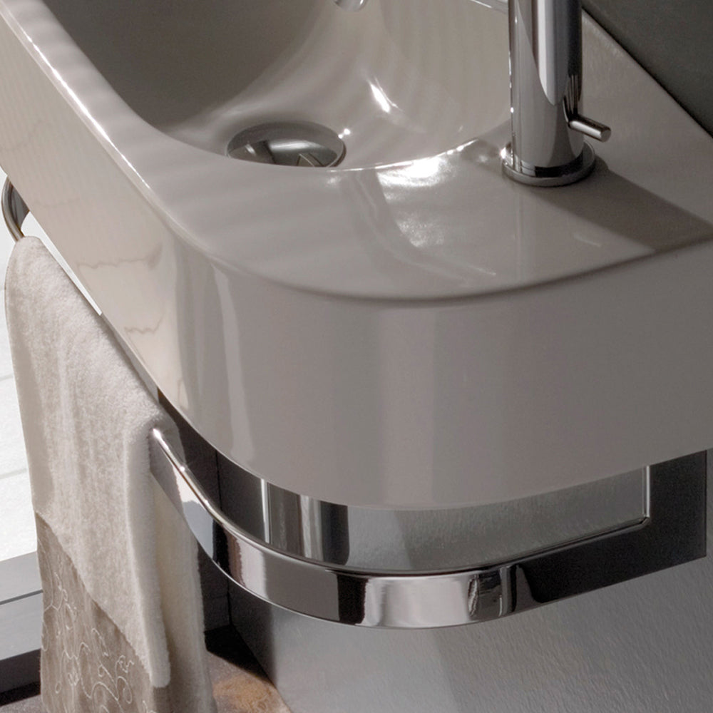 Portasciugamani cromato per  Lavabo Forty3 55x27 SCT55.BI Ceramica Globo