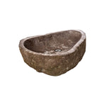 Lavandino da appoggio a vasca 'Joya 90' cm 90x40 by Cipi - in pietra di fiume