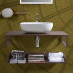 Lavandino da appoggio 'Snob2.0 Basin' in resina cm 55x40x16h by Cipi - Bianco opaco