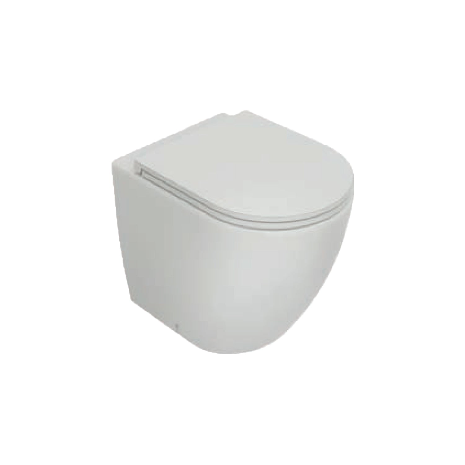 Vaso filomuro Rimless BathCore serie Infinity 52x36