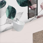 Sanitari Filomuro Rimless con copriwater Soft Close BathCore serie Infinity 53x36