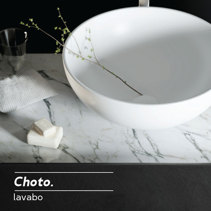 Lavabo da Appoggio in Solid Surface modello Choto Relax Design