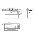 Lavabo top da 124 cm Ideal Standard i.life A