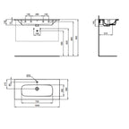 Lavabo top da 104 cm Ideal Standard i.life A