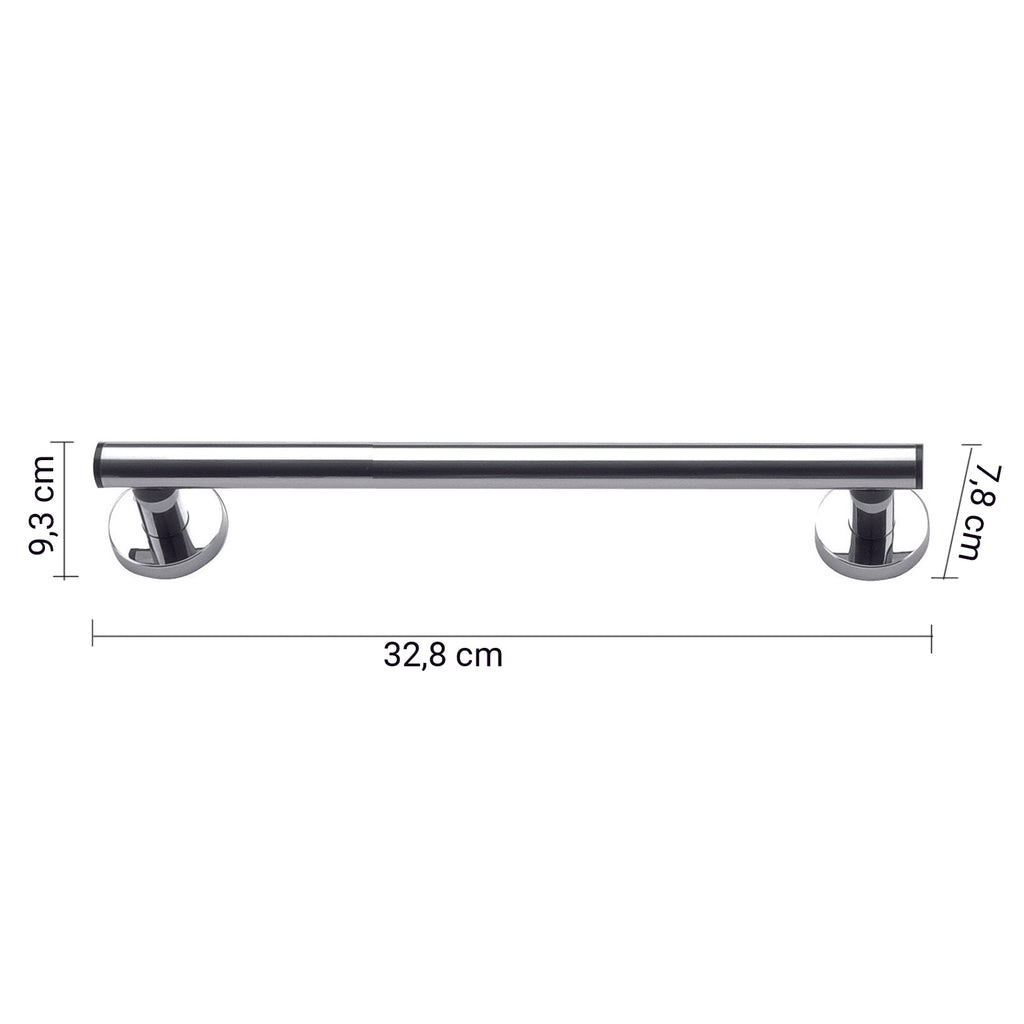 Maniglione orizzontale e verticale cm 32 adatto per anziani e disabili