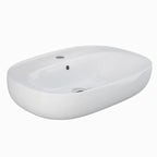 Lavabo sospeso ovale modello Illusion Rak Ceramics cm 50x44