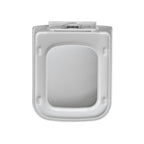 Sedile Wc per vaso collezione Jasmine Bianco chiusura tradizionale