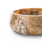 Lavandino da appoggio 'Kraton Basin' in onice massiccio cm 40x15h by Cipi