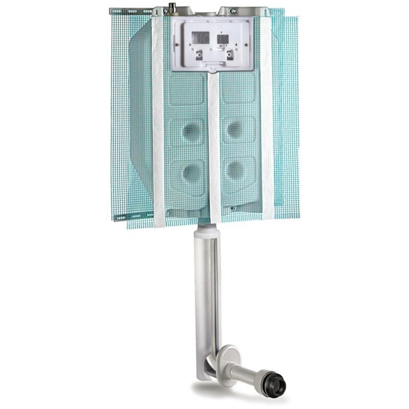 Cassetta incasso Pucci ECO con canotto di collegamento e Placca Cromo