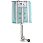 Cassetta incasso Pucci ECO con canotto di collegamento e Placca Cromo