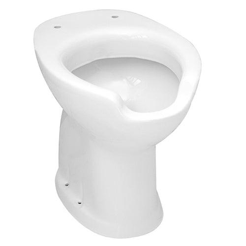 Vaso aperto per persone con disabilitÃ  ceramica bianca con scarico a muro