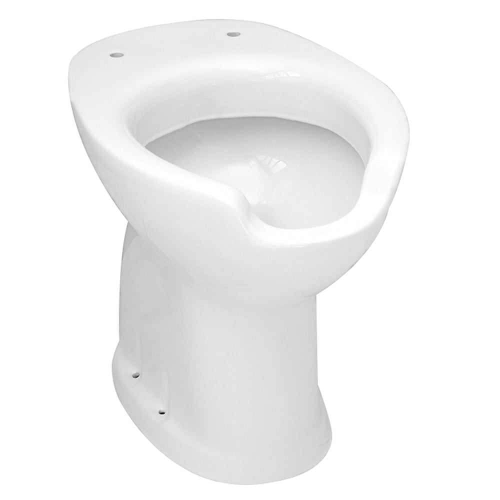 Vaso aperto per persone con disabilitÃ  ceramica bianca con scarico a pavimento