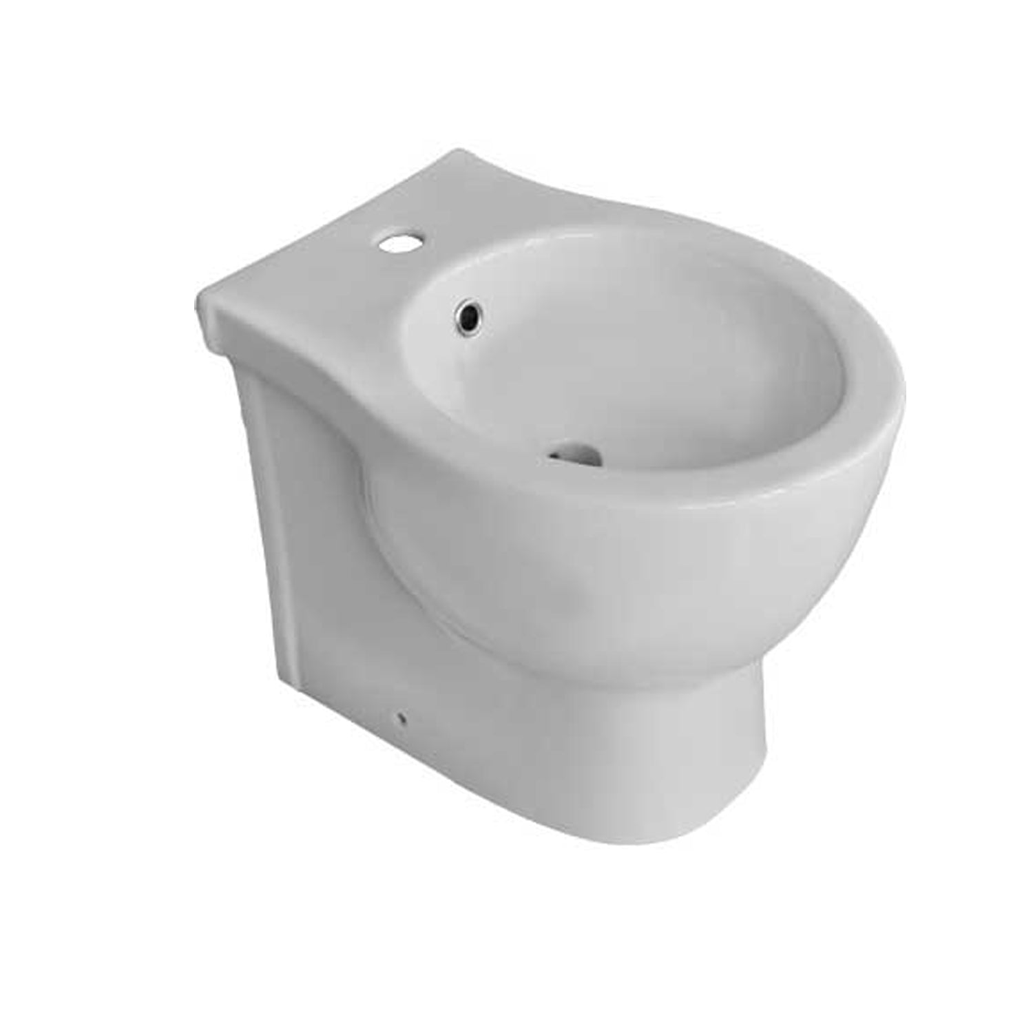 Sanitari filomuro con scarico universale e sedile tradizionale serie Colosseo cm 50